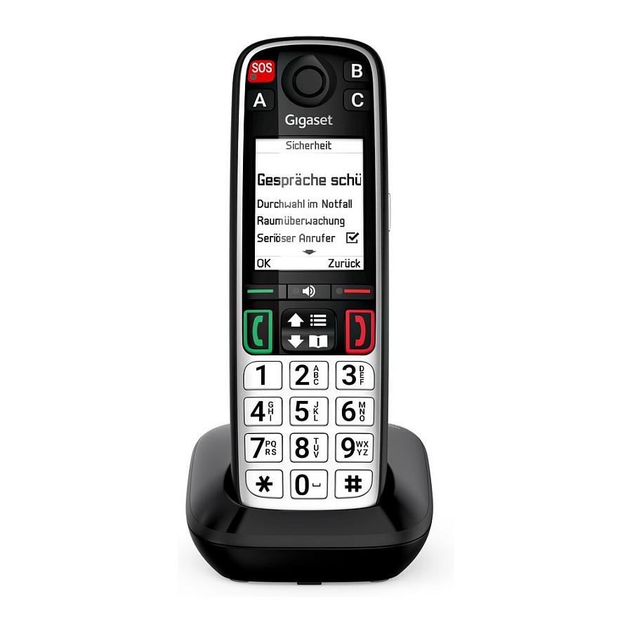 Telefon VoIP Gigaset EASY 500, DECT, 2.2" TFT me ngjyra, SOS, Telefonbook 200 kontakte - Zezë - 3