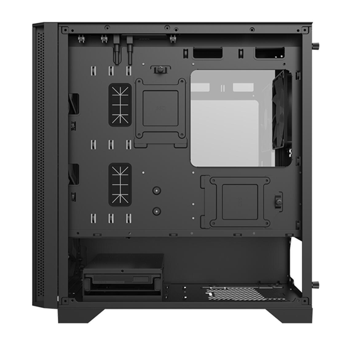 KasĂ« PC Montech AIR 100 LITE / Mini Tower / Micro-ATX / 2x 120mm Fan / Tempered Glass â ZezĂ« - 2