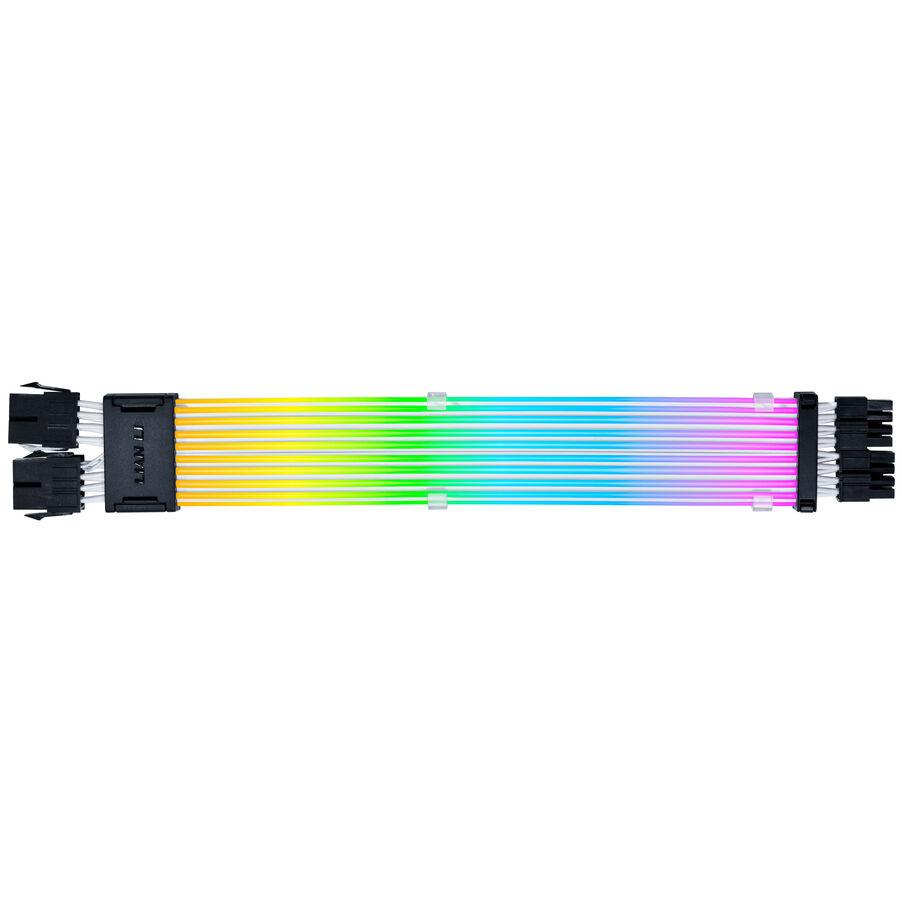 Kabllo për Furnizim me Energji Lian Li Strimer Wireless CPU, PW8-1W-CPU, 2x8-Pin, ARGB, 260mm - Bardhë - 2