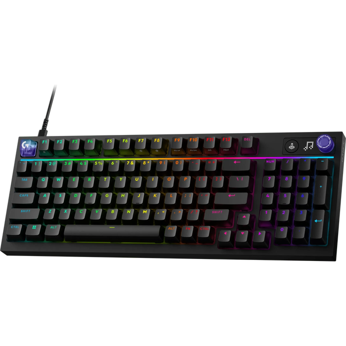 Tastierë Gaming Logitech G316 X 98 / Wired / Mekanike / 98% / AZERTY / Hot-Swappable / Tactile / LIGHTSYNC RGB / USB-C – Zezë - 2