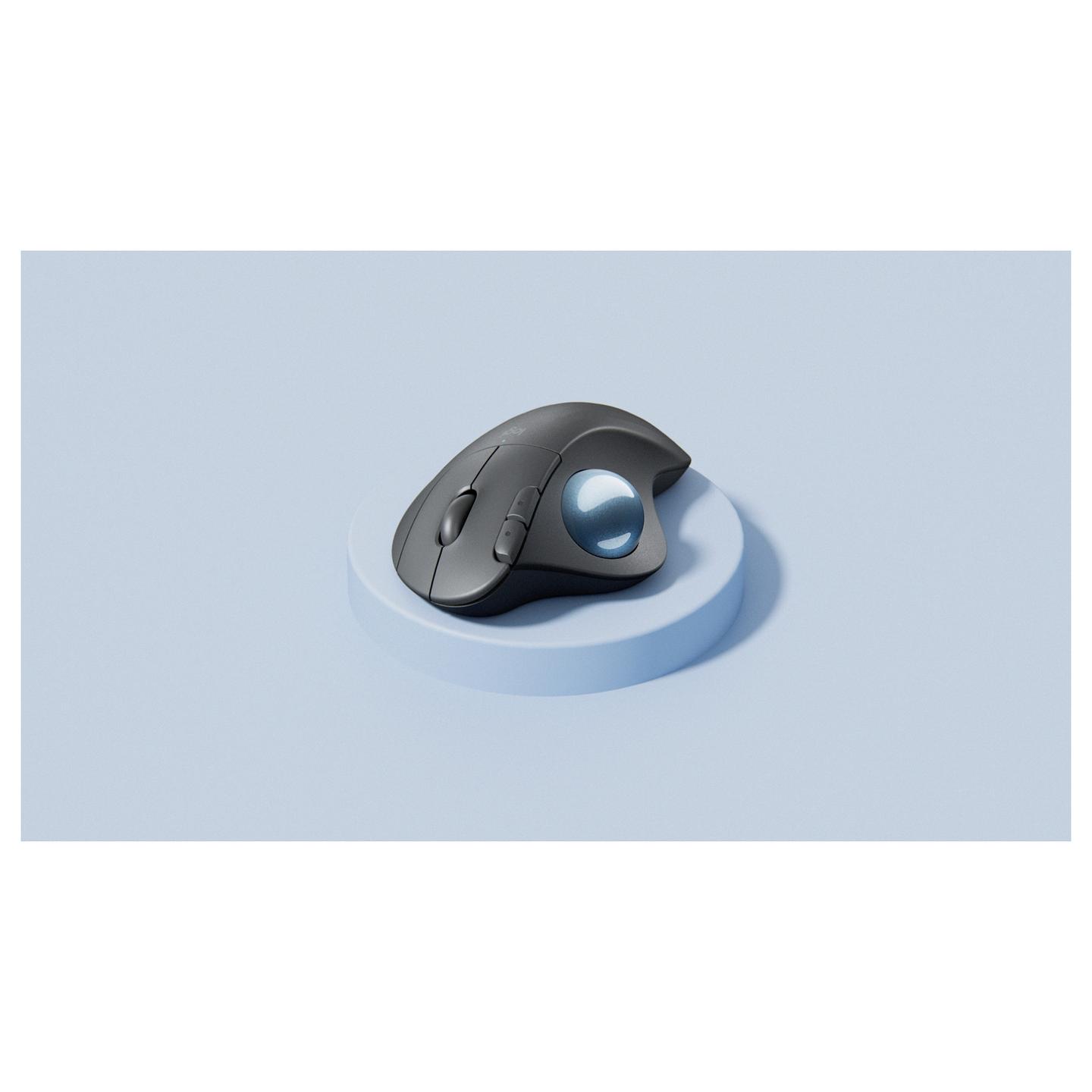 Maus pa kabllo Logitech ERGO M575 for Business / Trackball / 4000 DPI / 5 Butona / Bluetooth + USB - Grafit - 7
