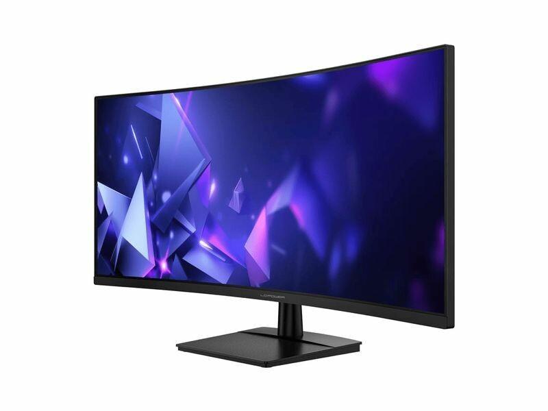 Monitor Gaming LC-Power LC-M34QC, 34", UWQHD VA Curved, 180Hz, 1ms, 2xHDMI+2xDP - Zezë - 2
