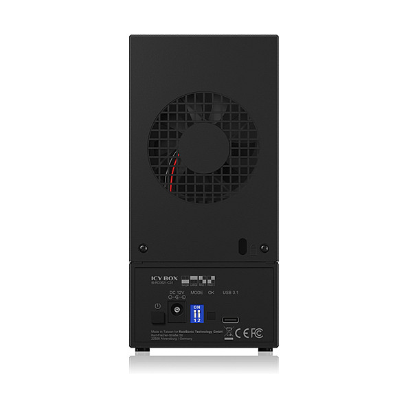 Docking Station ICY BOX IB-RD3621-C31 / 2.5"/3.5" / SATA / 2-Bay - Zezë - 5