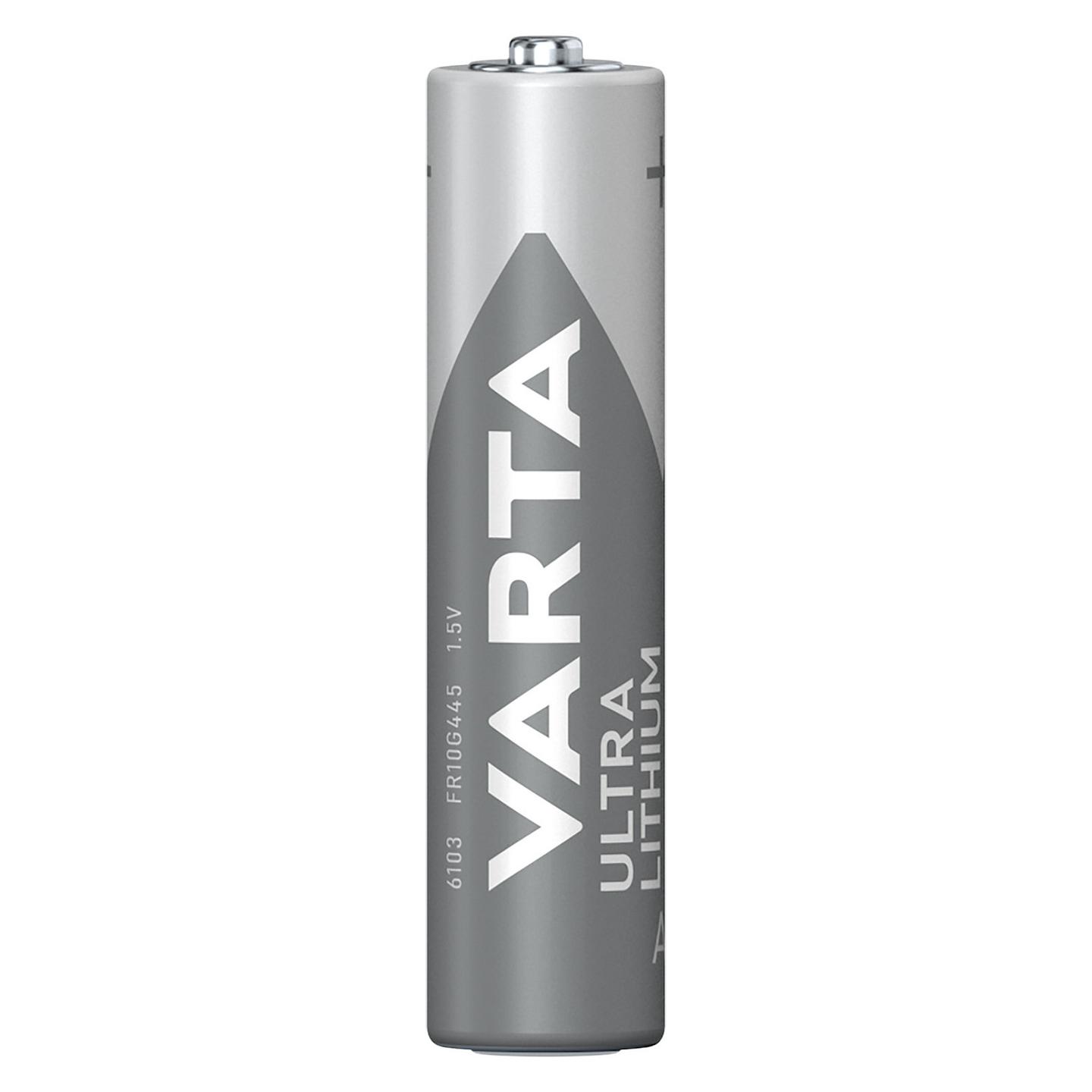 Bateri AAA (LR03) 1.5V / Ultra Lithium / 4Pack / Varta - 4