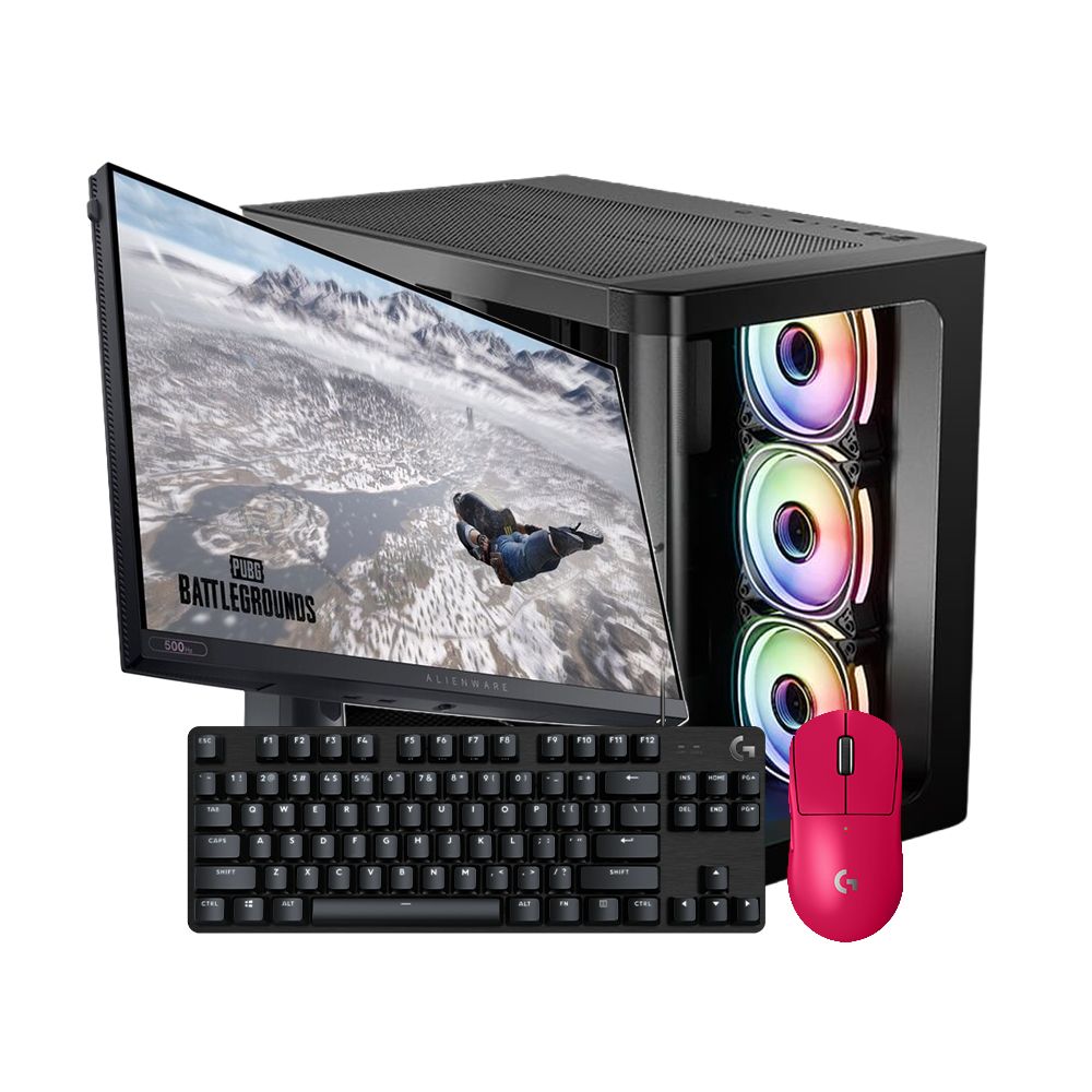 Gaming GG Bundle 7 / Core i9 14900KF / 32GB DDR5 / 1TB / RTX 5070 Ti 16GB + Dell Alienware 500hz 2524Hf + G Pro X Superlight 2 LS PINK + G413 TKL SE