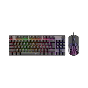 Meetion Combo 1 Gaming Meetion MK008 Pro Mechanical / Red Switch / USB / US / e zezë + Meetion GM015 Lightweight Honeycomb / 6400CPI / 7+1 butona / Max 6000 fps