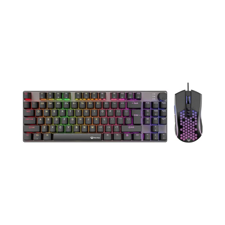 Meetion Combo 1 Gaming Meetion MK008 Pro Mechanical / Red Switch / USB / US / e zezë + Meetion GM015 Lightweight Honeycomb / 6400CPI / 7+1 butona / Max 6000 fps