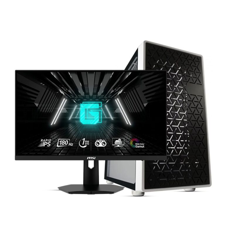 Bundle Gaming FALL SERIES 10 / Core i5 14400F / 16GB / 500GB / RTX 5060 8GB / Case Gacrux XV + Monitor MSI G244F E2 24" 180Hz