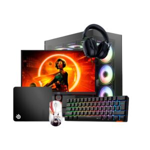 SPRING BUNDLE 12 / Ryzen 7 5700X / 16GB DDR4 / 512GB / RTX 5050 8GB + 25 AOC 25G3ZM/BK 240Hz + MK005BT + Razer Shark V2 X + Mauspad