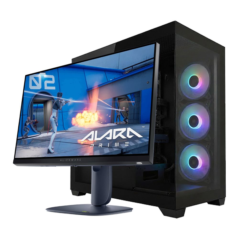 FRIDAY SERIES 19 / Ryzen 7 7800X3D / 32GB DDR5 / 500GB / RTX 5050 8GB + DELL AW2525HM, 24.5" Fast IPS, Full HD 320 Hz
