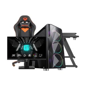 Kompjuter Gaming Summer Series 41 / Ryzen 5-5500 / 16GB / 500GB / RTX 5060 8GB + Monitor Gaming G244F E2 + Karrige + Tavolin