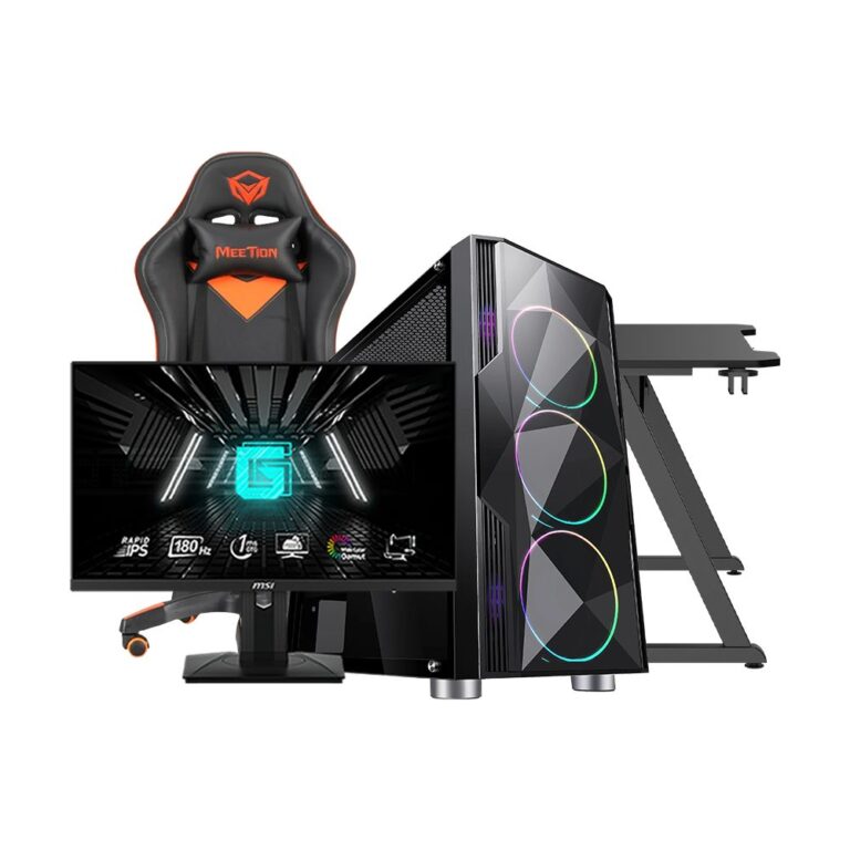 Kompjuter Gaming Summer Series 41 / Ryzen 5-5500 / 16GB / 500GB / RTX 5060 8GB + Monitor Gaming G244F E2 + Karrige + Tavolin