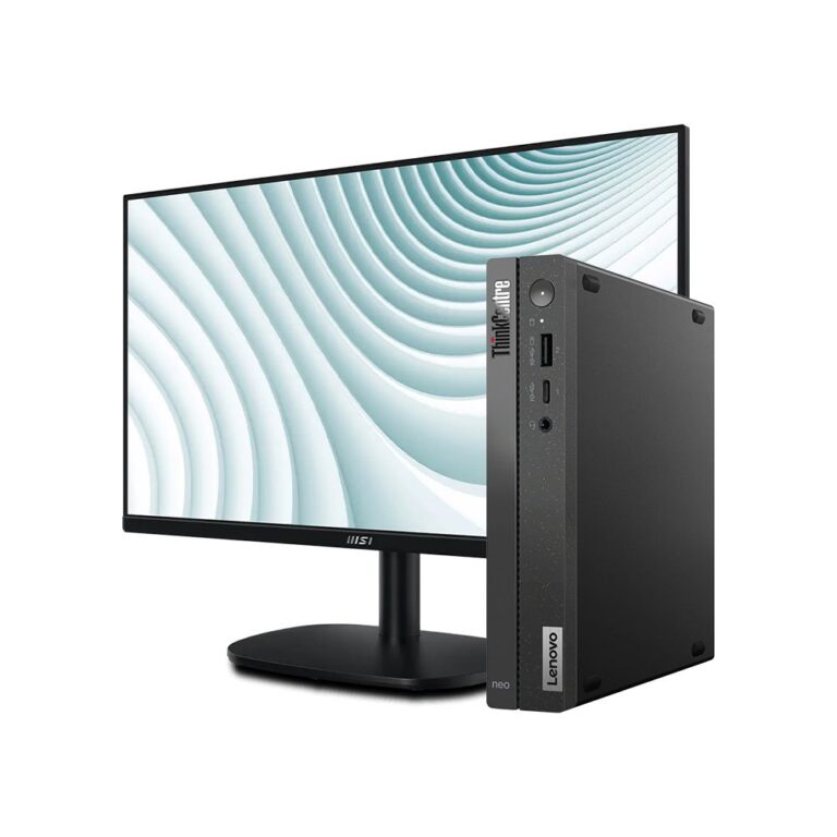 Office combo 7 Mini Kompjuter Lenovo ThinkCentre neo 50q G4 / Core i5 13420H / 16GB / 512GB / Intel UHD Graphics + Monitor MSI Pro MP245V / 23.8" Full HD 100 Hz 1ms