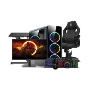 Bundle Beast Series 22 / Ryzen 5 5500 / 16GB / 500GB / RX 6600 8GB + MON 24 AOC 24G15N2 + 4in1 MARVO CM416 EN + HELIX TAVOLINE + ZOLDER KARRIGE