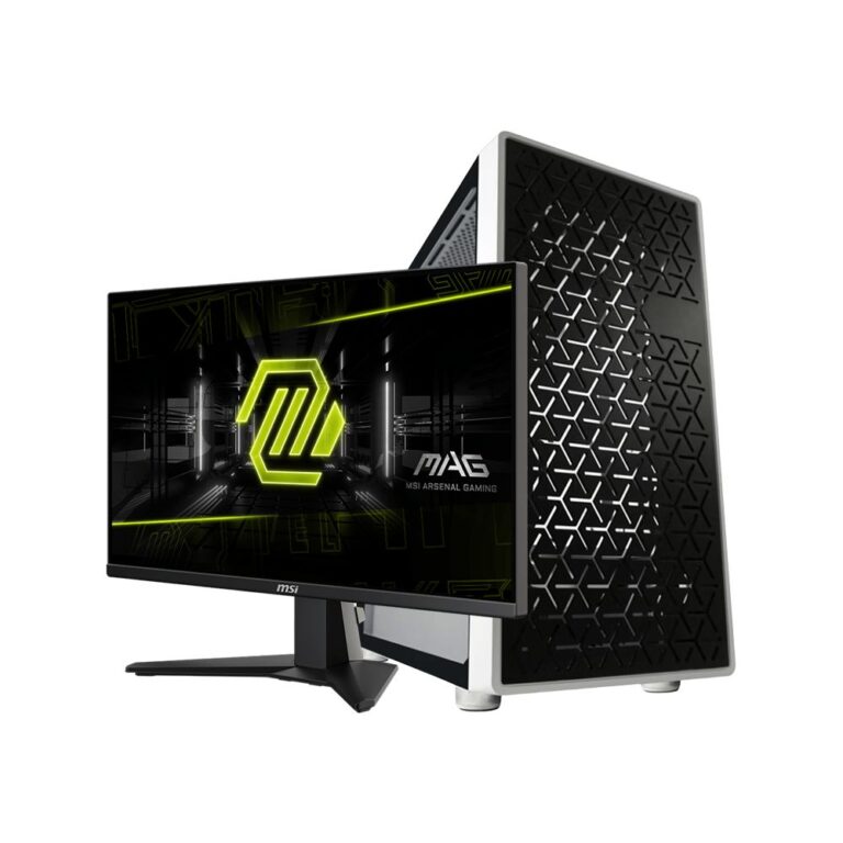 Kompjuter Gaming ICE SERIES 1 / Ryzen 7 5700X / 16GB DDR4 / 512GB / RTX 5060 8GB + MSI MAG 255XF, 24.5" Full HD IPS AG 300Hz