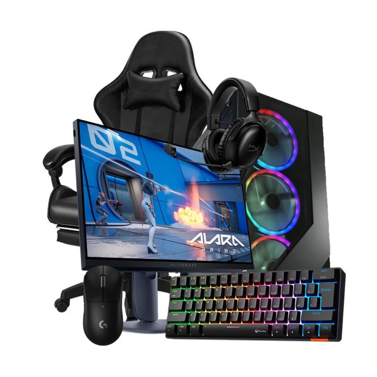 GG BUNDLE 10 / Ryzen 5 7500X3D / 16GB DDR5 / 500GB / RTX 5050 8GB + DELL AW2525HM 25" IPS Full HD 320Hz +  Superlight G PRO X 2 + MK005BT + HyperX Cloud III + DJ2319F