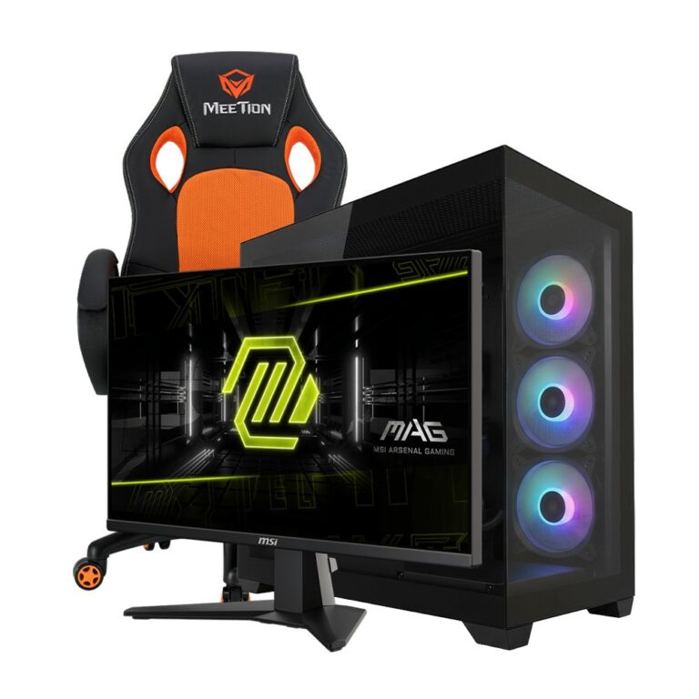 FRIDAY SERIES 3 / Ryzen 5 5500 / 16GB DDR4 / 500GB / RTX 5050 8G + MSI MAG 255F E20, 24.5" IPS, Full HD 200Hz + Karrige Gaming