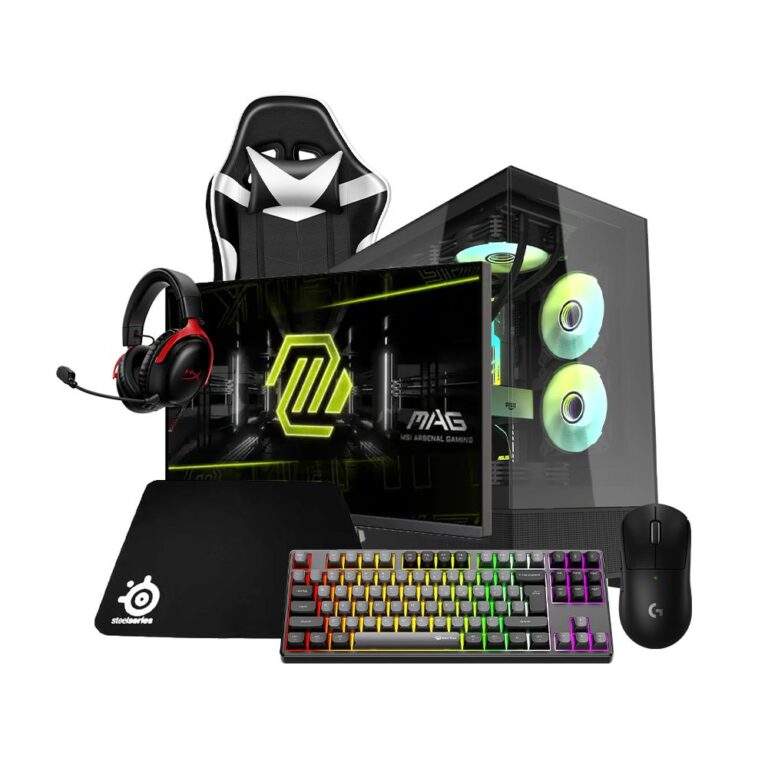 SUMMER BUNDLE SERIES 6 / Ryzen 7 7800X3D / 16GB DDR5 / 500GB / RTX 5060 8GB + MSI MAG 255XF, 24.5" Full HD IPS 300Hz + MK14 + G Pro X Superlight + HyperX Cloud III + DJ2319F + Mauspad