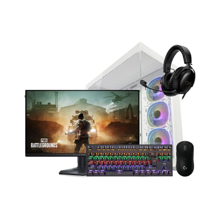 Bundle Spring Series 2 / Ryzen 7 5700X3D / 32GB / 1TB / RTX 4060 Ti 8GB + Monitor Dell Alienware 360hz + Logitech PRO X SUPERLIGHT + HyperX Cloud III + KB MS ELITE C710