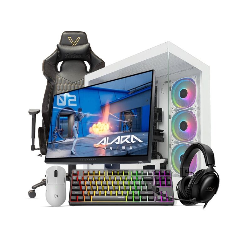 Bundle Gaming FALL SERIES 22 / Ryzen 7 7800X3D / 32GB DDR5 / 1TB / RTX 5070 12GB + G PRO X SUPERLIGHT + DELL AW2525HM, 24.5" IPS, Full HD 320 Hz +HYPERX CLOUD 3 +Mechanical Tastier US MK14  + Yenke YGC 110RD GHOST