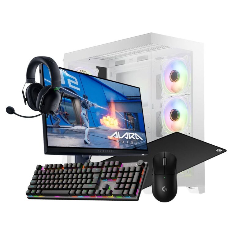 Gaming GG Bundle 5 / Core i5 14600KF / 32GB DDR4 / 500GB / RTX 5060 8GB + DELL AW2525HM, 25" LED Full HD 320Hz + G Pro X Superlight 2LS + Razer Shark V2 X + Tastier + Mauspad