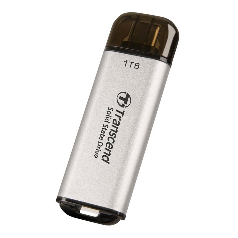 SSD e Jashtme TRANSCEND ESD300S 1TB External SSD USB 10Gbps Type C Silver