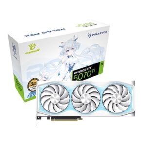 Kartelë Grafike Nvidia RTX 5070 Ti 16GB Manli Polar Fox OC 3 Fan