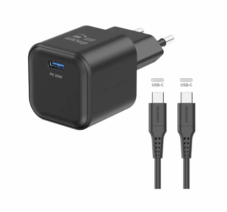 Karikues SWISSTEN EDGE GaN 1x USB-C 20W - Zezë