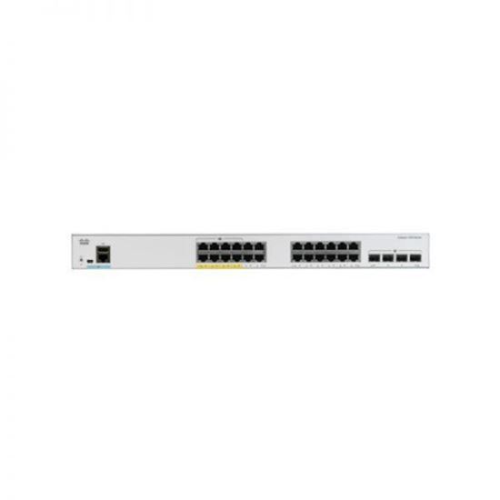 Switch Cisco Catalyst 1000 / Managed / 24‑Port GE / 4×1G – Gri