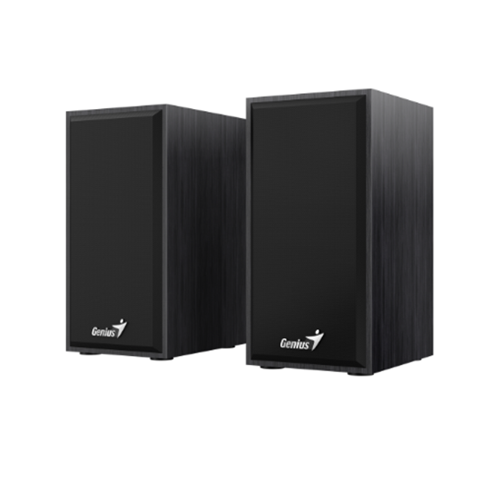 Altoparlantë Genius SP-HF180 / 2×3W / 3.5mm Jack + USB / Zezë