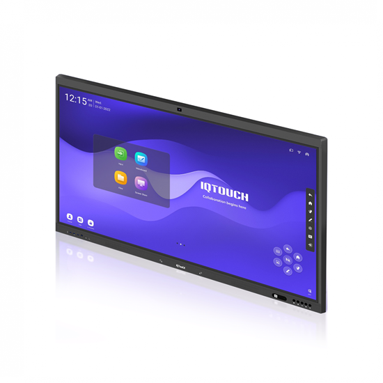 Ekran Interaktiv IQBoard Interactive Flat Panel TE1200U / 86"/ Android 12 / 4GB RAM + 32GB ROM / 4K UHD / Infrared / Multi‑Touch - Zezë