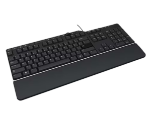 Tastierë me kabllo Dell KB‑522 USB Business Multimedia / QWERTY / US‑Euro – Zezë