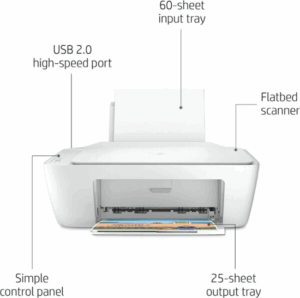 Printer Multifunksional AIO HP 2320 Deskjet / Print , Copy , Scanner / A4 / black Up to 20 ppm / color Up to 16 ppm / e bardhë
