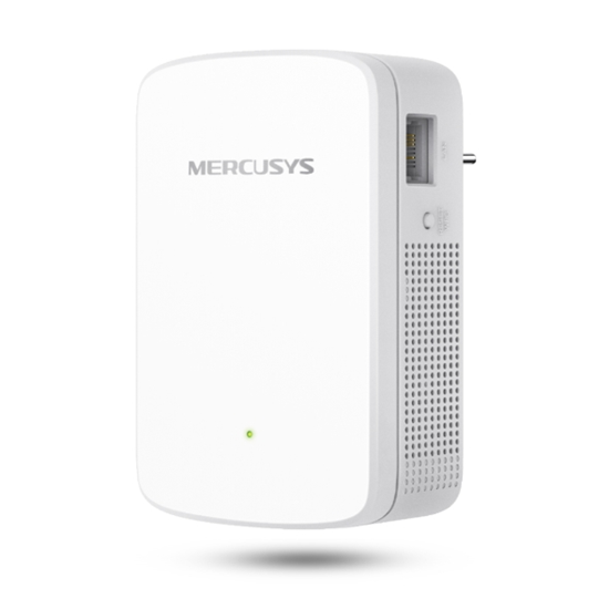Extender Mercusys AC750 Wi‑Fi 5 / Dual‑Band 2.4 GHz & 5 GHz / 1× Ethernet RJ45 10/100 Mbps  – Bardhë