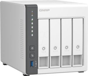 NAS QNAP  4-Bay Tower /  ARM Cortex-A55 Quad-Core 2.0GHz /  4GB /  2.5GbE