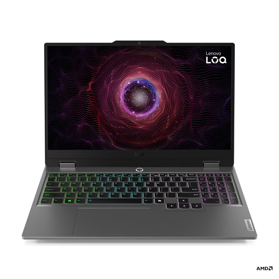 Laptop Lenovo LOQ 15ARP9 / Ryzen 5-7235HS / 24GB / 512GB / 15.6 Inch Full HD 144Hz / RTX 3050 6GB / Luna Grey