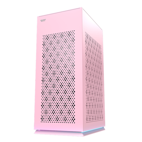 Kasë Darkflash DLH21 / ITX Tower / Light Strip / No Fans – Rozë