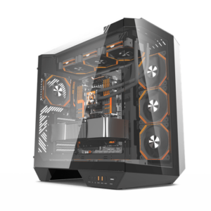 Kasë kompjuteri Darkflash DY470 Mid-Tower me 4x120mm ARGB Fan - Zezë