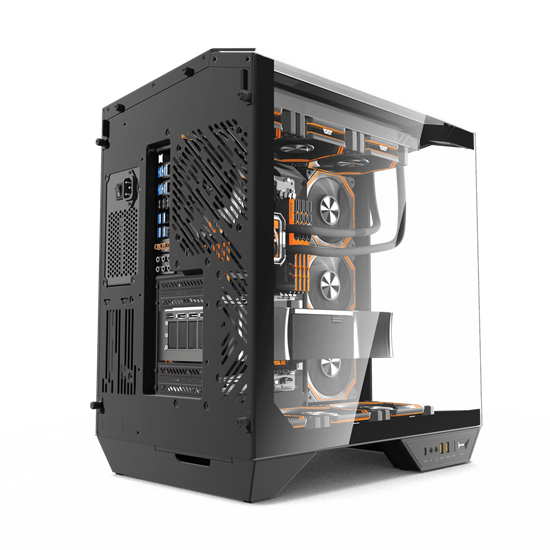 Kasë kompjuteri Darkflash DY470 Mid-Tower me 4x120mm ARGB Fan - Zezë - Figura 4