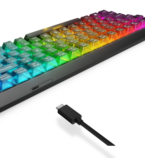 Tastierë Gaming Lenovo Legion K510 Mini Pro / Wired - Zezë - Figura 8