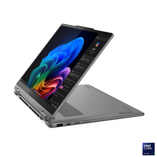 Laptop Lenovo NB Yoga 7 2in1 14ILL10 / Ultra7 258V / 32GB LPDDR5x / 1TB / 14' 2.8K WQXGA+ OLED 10-point Multi touch / Intel Arc Graphics 140V - Luna Grey - Figura 10