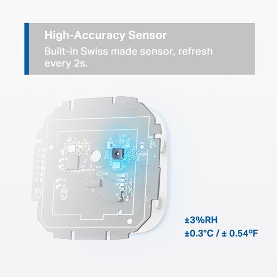 Monitor Inteligjent i Temperaturës dhe Lagështisë TP-Link Tapo T315 / 2.7" / Sensor Smart - Bardhë - Figura 8