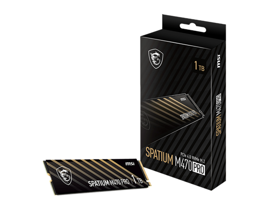 SSD e brendshme MSI SPATIUM M470 PRO M.2 1TB PCIe Gen4x4 NVMe 1.4