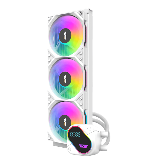 Ftohës për Procesor me Ujë Darkflash DO360 AIO 360mm - Bardhë - Figura 2