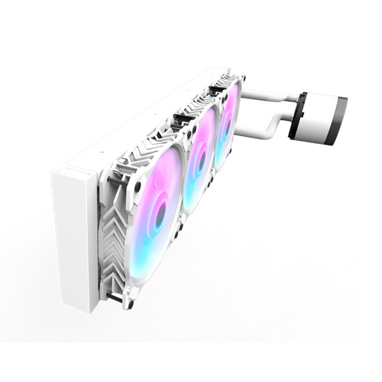 Ftohës për Procesor me Ujë Darkflash DN360 AIO 360mm - Bardhë - Figura 2
