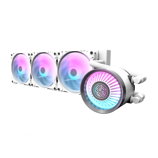 Ftohës për Procesor me Ujë Darkflash DN360 AIO 360mm - Bardhë - Figura 3