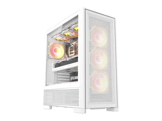 Kasë Darkflash Air Nova / mATX / 3x120mm ARGB Fans – Bardhë