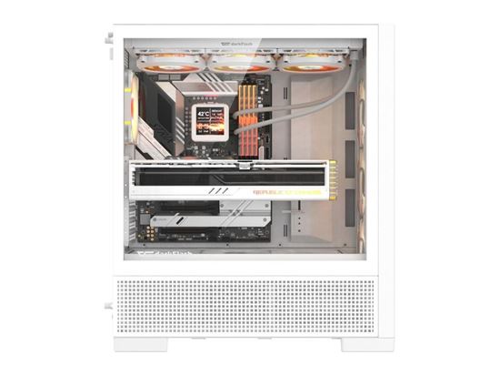 Kasë Darkflash Air Nova / mATX / 3x120mm ARGB Fans – Bardhë - Figura 2