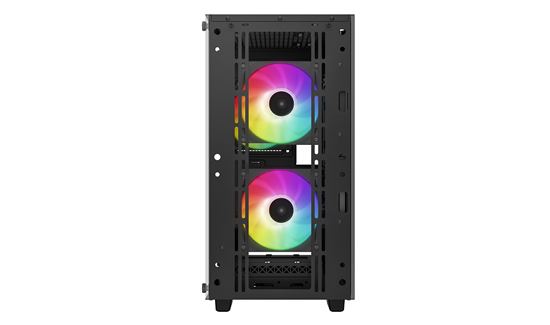 Kasë kompjuteri DeepCool CC360 ARGB Mid-Tower M-ATX/Mini-ITX / 3x120mm ARGB Fan të instaluar- Zezë - Figura 5