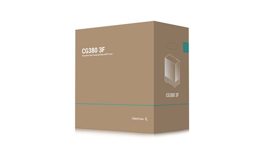 Kasë kompjuteri DeepCool CG380 Mid-Tower - Zezë - Figura 7